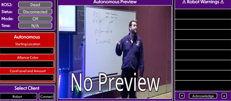 Dashboard Disconnected